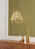 Eglo Suspension luminaire Stype, lustre chambre en métal laiton brossé, plafonnier salon ou salle à manger, douille E27 43695