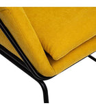 Atmosphera Fauteuil Chet Jaune Moutarde