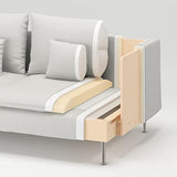 Ikea SÖDERHAMN Fridtuna Canapé 3 places Beige clair