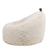 icon Pouf Fauteuil en Fausse Fourrure Cocoon, Pouf Geant de Salon, Pouf Fauteuil pour Adultes avec Remplissage