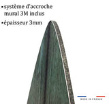 HXA DECO - Planche de Surf Décorative,Multi Choix, Décoration Murale, Planche Deco Surf Tribal Orange, 146x42 cm