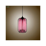 HomeLava Lustre Suspension en Verre E27 70W Lampe Abat-jour H34cm Luminaire Moderne Décoration, pour Salle,Cuisine,Salon,Chambre d'enfant (Café)