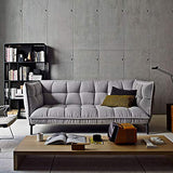 HONGSHENG Simple Tissu De Style Moderne Canapé Villa Club De Loisirs Petit Appartement Double Salon/Trois Personnes Canapé en Bois Massif,Double