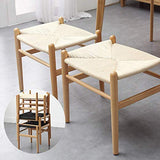 NMDCDH Pouf Tabourets Tabouret Canapé Tabouret Marchepied Petit Repose-Pieds Repose-Pieds Rembourrés Tabouret de Table Basse Salon en Rotin Bois Massif, 12 Couleurs (Couleur: H, Taille: 4