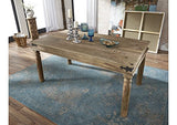 Table à Manger 160x90cm - Bois Massif de Palissandre huilé - Style Colonial/Ethnique - Leeds #29