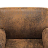 vidaXL Chaise Fauteuil de Salon Chaise de Salle de Séjour Siège de Bureau Maison Chaise de Chambre à Coucher Intérieur Similicuir Daim