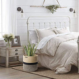 Paniers En Corde Coton, Panier à Linge En Corde Coton, Panier Rangement Tissé Corde Coton, 28 x 28 cm Pliable Panier Rangement Salle Bain pour Jouets, Fournitures d'Artisanat, Stockage Vêtements