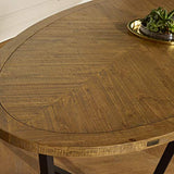 Robin des bois - Grande Table Repas Ovale Bois et métal, Jackson