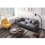 HONGSHENG Moderne Et Minimaliste vers Le Bas Tissu De Latex Canapé Double Siège Amovible Décontracté Et Facile À Déplacer,Sponge