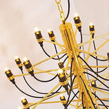 DERBUT Lampes de décoration de maison modernes 30/50 or/argent Gino Sarfatti conçu lustre salle à manger lumière la pièce