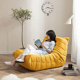 ArtsPavilion Canapé De Sol Paresseux Doux, Chaise Au Coin du Feu, Canapé Accent Bean Bag pour Salon Salon Bureau, Amovible, Lavage XL White
