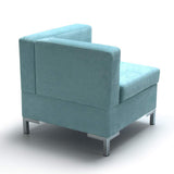 Marque Amazon - Movian - Fauteuil modulaire City Club (avec accoudoir gauche), Turquoise