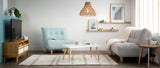 Miliboo Fauteuil scandinave Menthe à l'eau Yumi