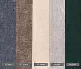 Amaris Elements | 'Monroe' canapé Moderne de 4 Places Velours, Style Maison de Campagne 2.65m