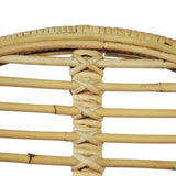 vidaXL 4x Chaises de Salle à Manger Résine Tressée Naturel Cuisine Dîner Repas