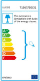 Lucide GOOSY SOFT - Suspension - Ø 50 cm - Blanc