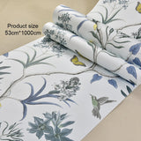 Diafrican Papier Peint Vinyle Fleurs et Oiseaux Nature de Village rétro Chambre à Coucher Salon télévision arrière-Plan